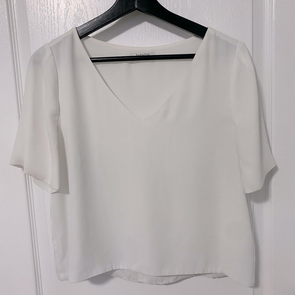 Babaton White Blouse